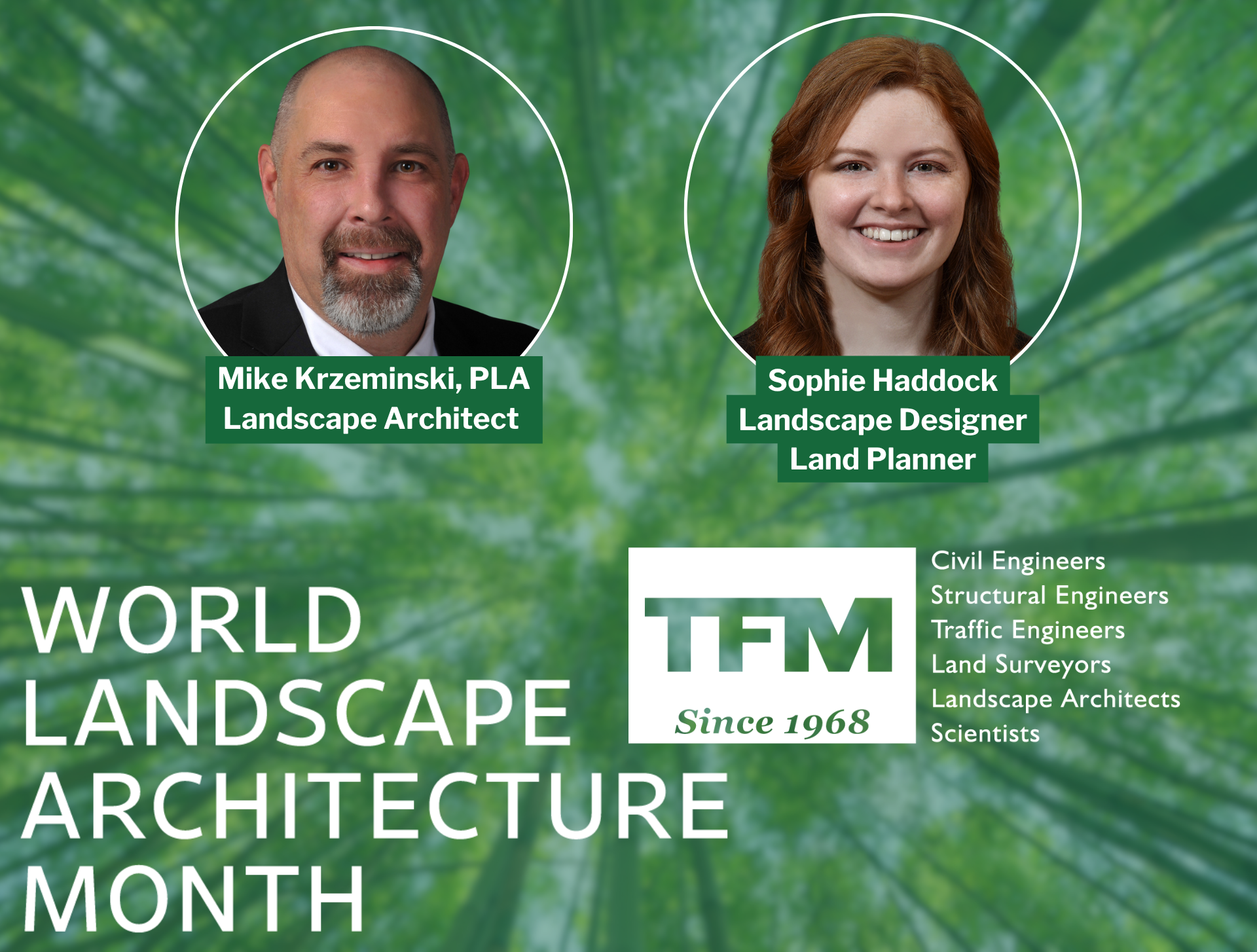 TFMoran Celebrates World Landscape Architecture Month!