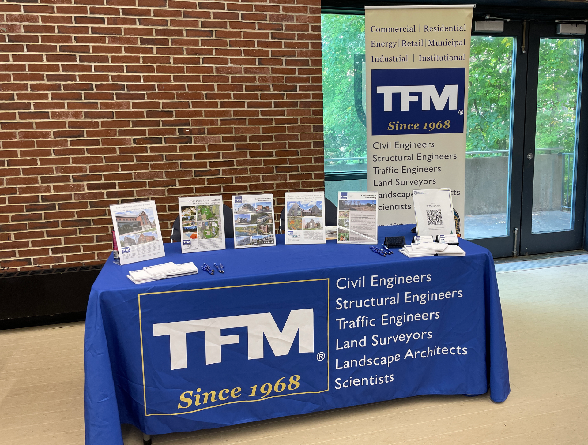 TFMoran Connects with UNH Students at Fall Career Fair
